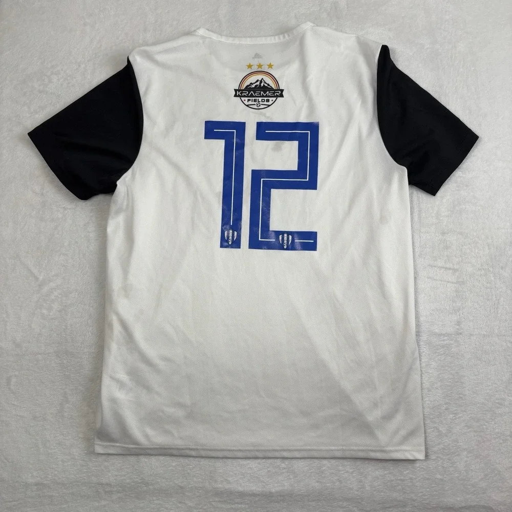 Adidas‎ Aeroready Alberquerque Football Club Soccer Jersey Men's L Stains